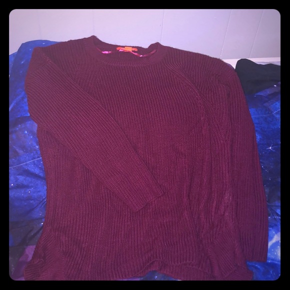 Burgundy knit sweater - Picture 1 of 1